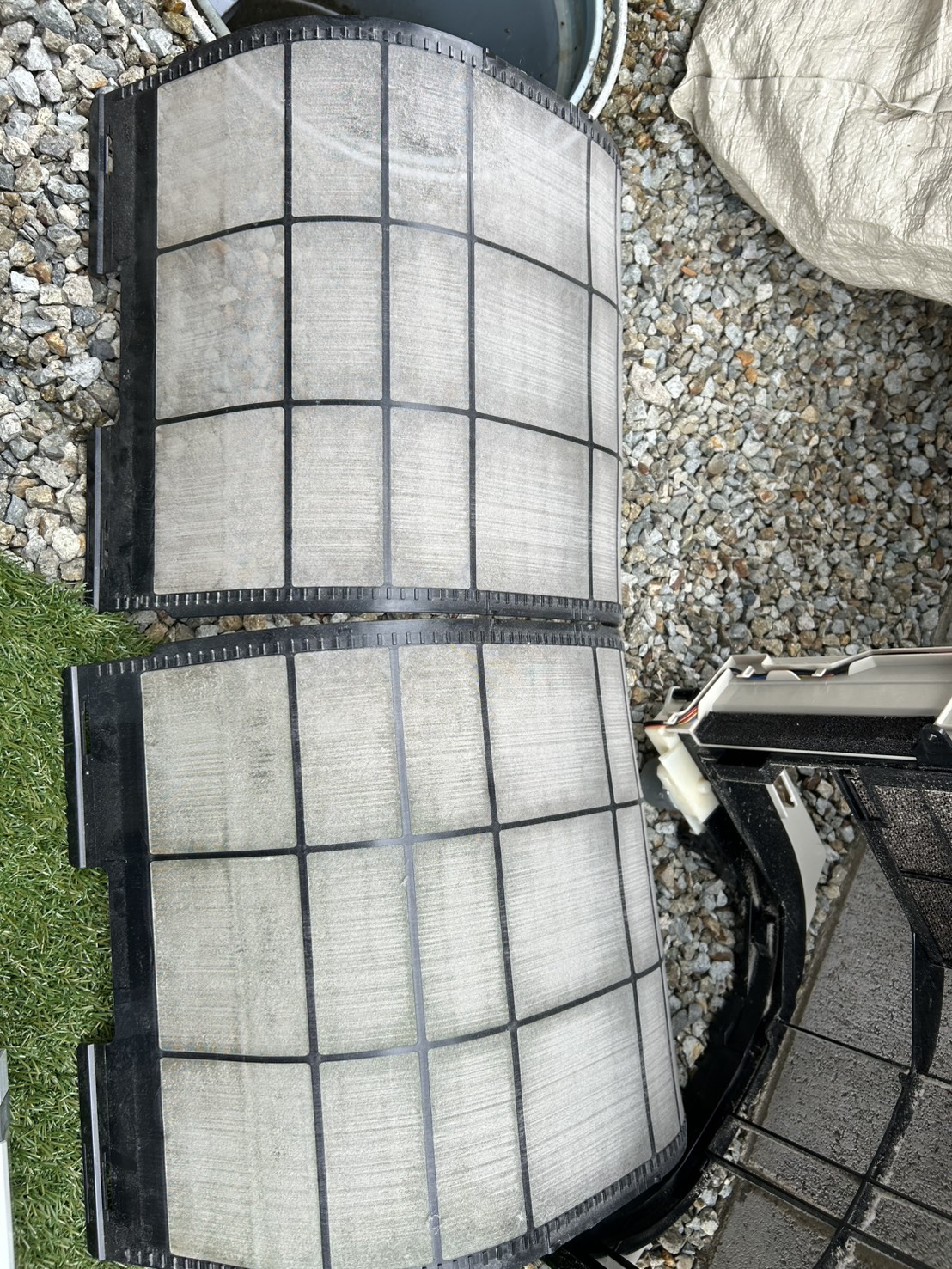 兵庫県宝塚市の壁掛けエアコンの作業前2