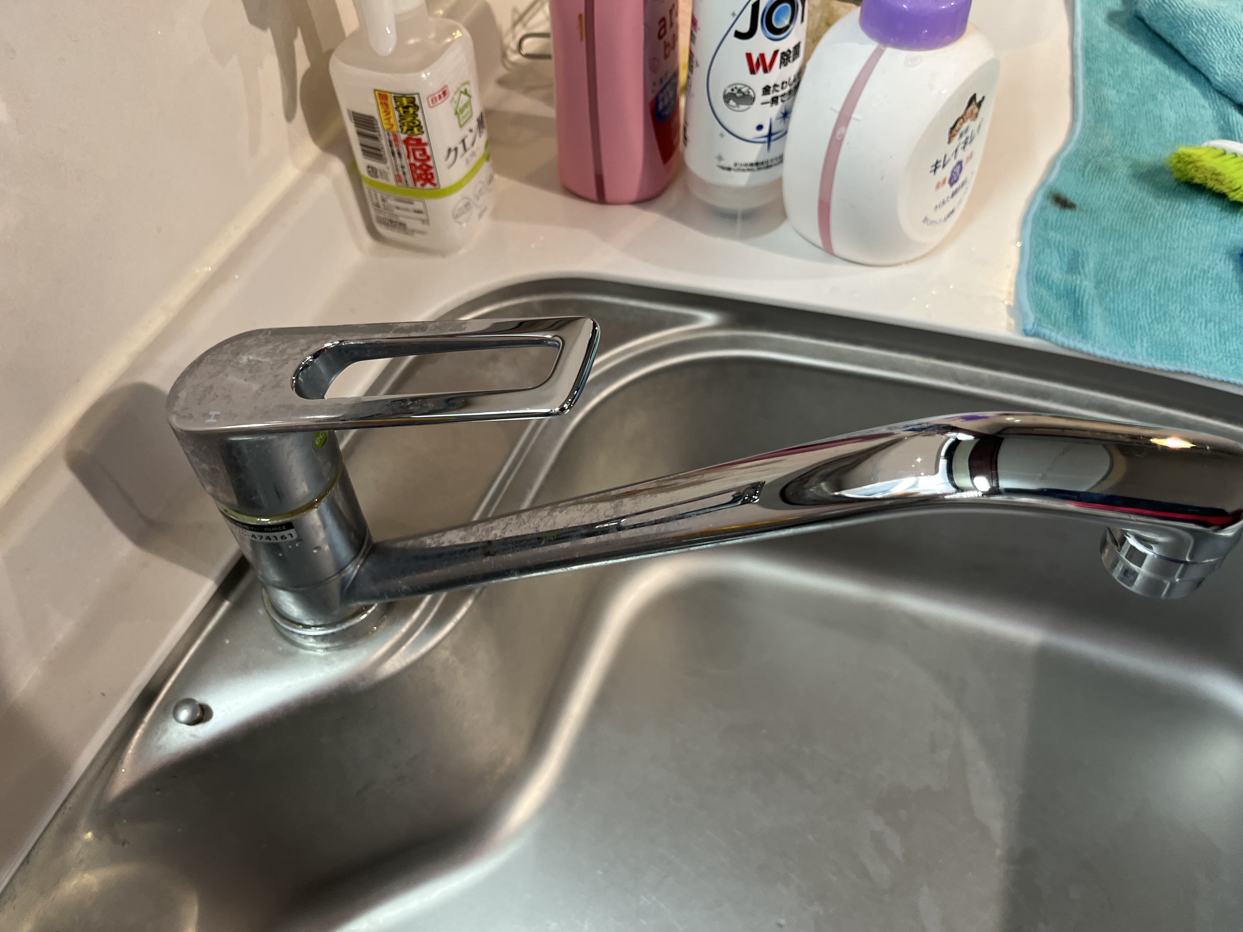 埼玉県深谷市上野台のキッチンクリーニングの作業前2