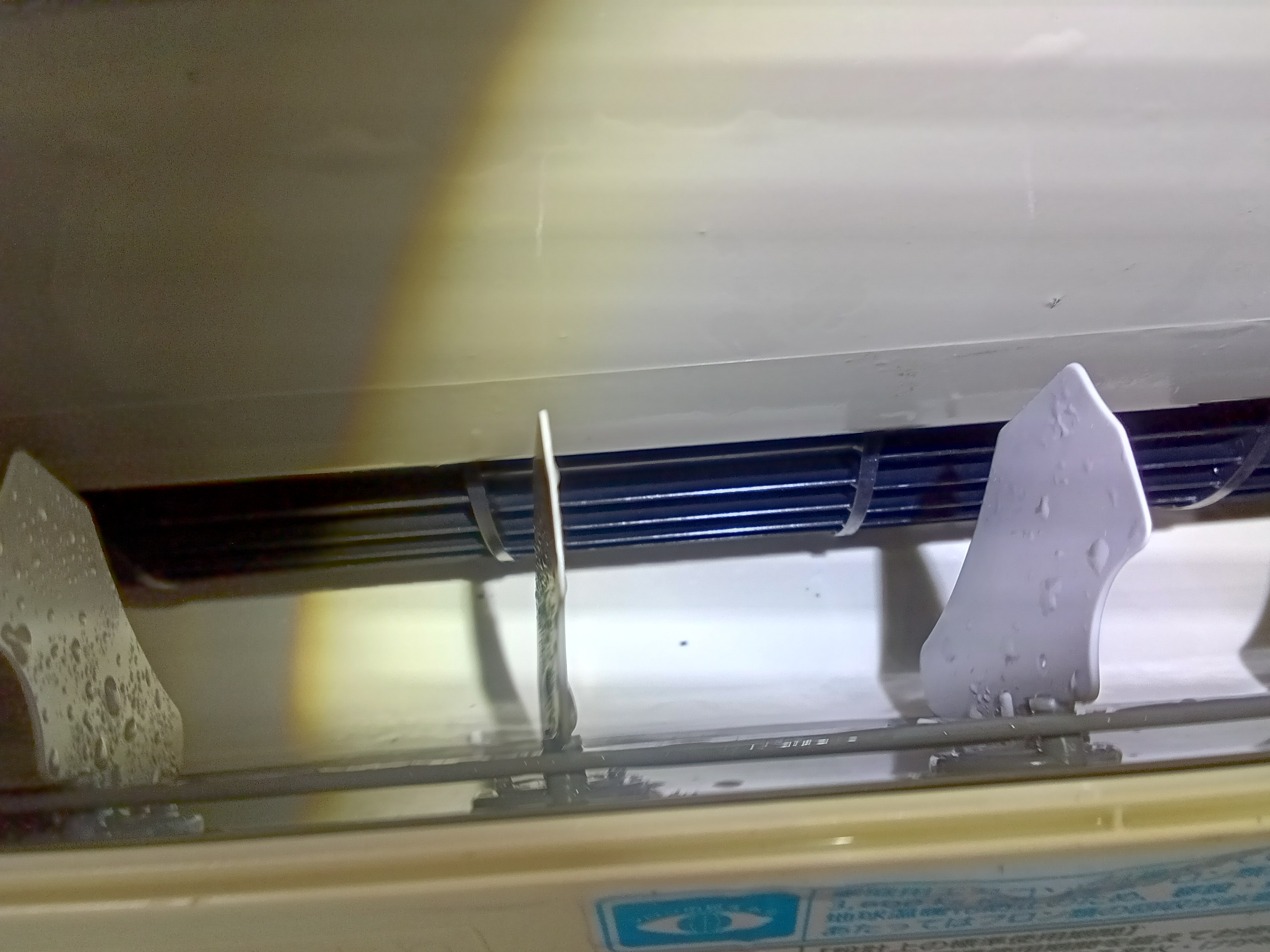宮城県登米市米山町のお掃除機能付きエアコンの作業後2