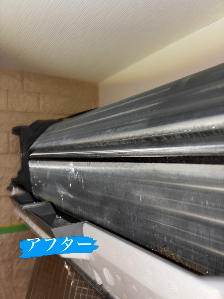埼玉県ふじみ野市ふじみ野しのお掃除機能付きエアコンの作業後2
