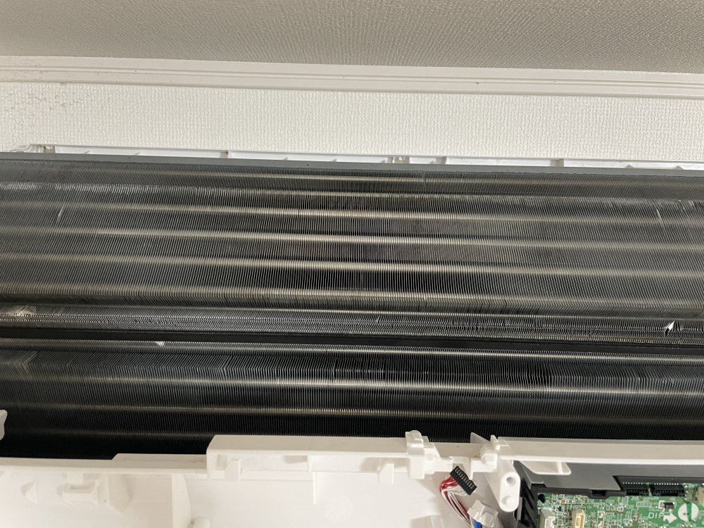 千葉県君津市外箕輪のお掃除機能付きエアコンの作業後1
