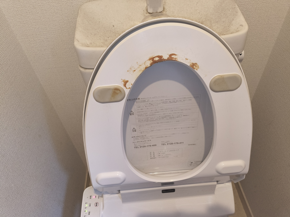 埼玉県さいたま市桜区の洗面所クリーニングの作業前1