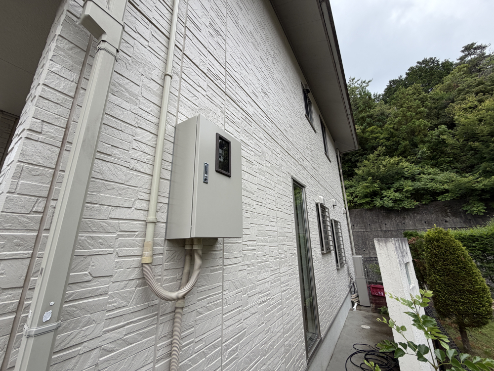 兵庫県川辺郡猪名川町の外壁高圧洗浄の作業後3