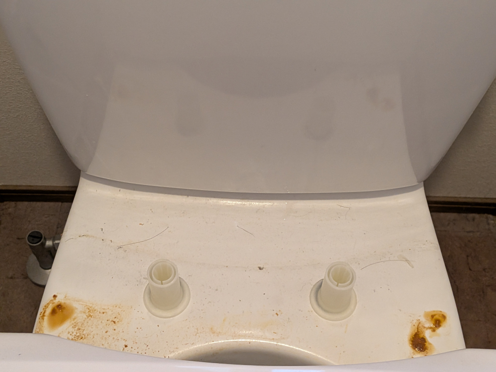 静岡県磐田市のトイレクリーニングの作業前1
