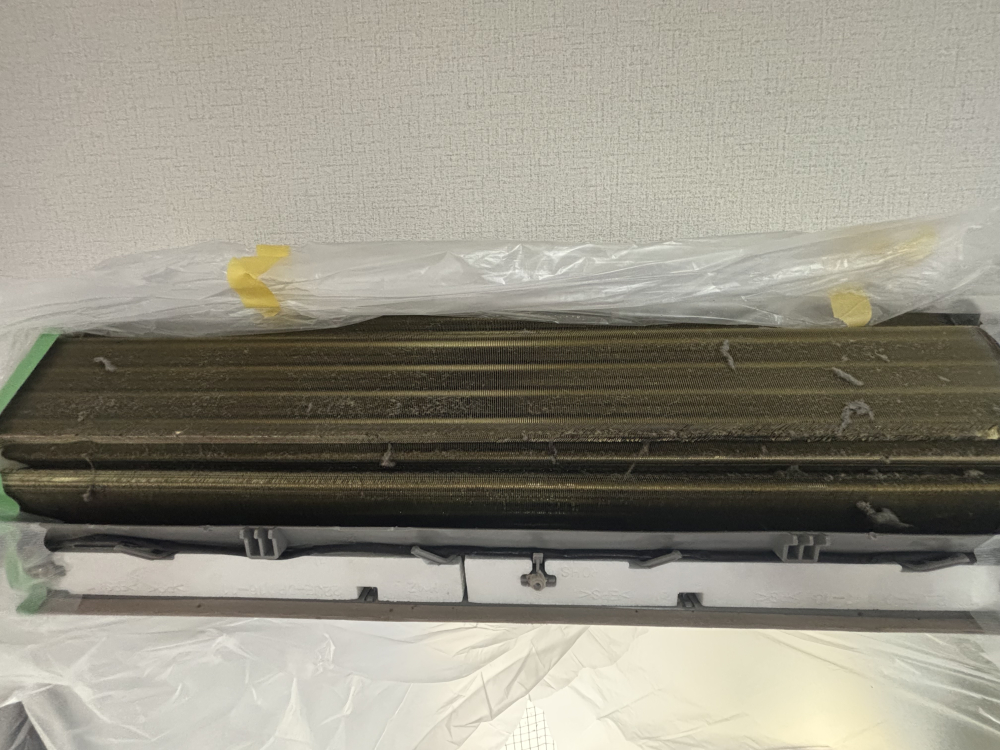 埼玉県さいたま市桜区のお掃除機能付きエアコンの作業前1