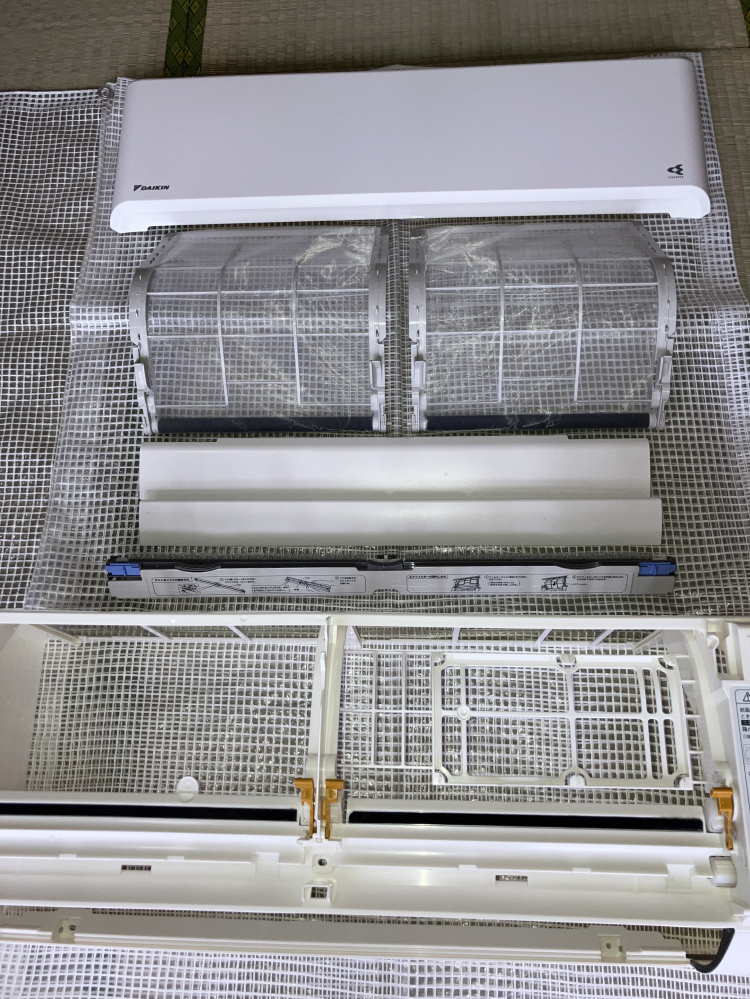 福島県いわき市の壁掛けエアコンの作業後1