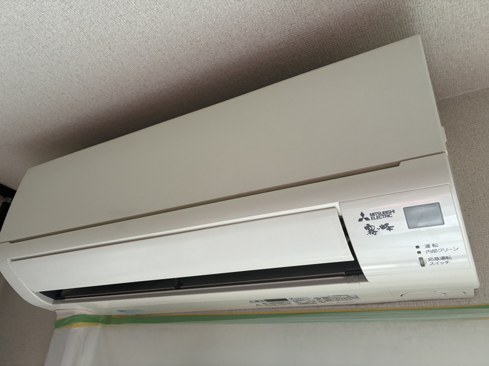 愛知県名古屋市千種区田代本通の壁掛けエアコンの作業前2
