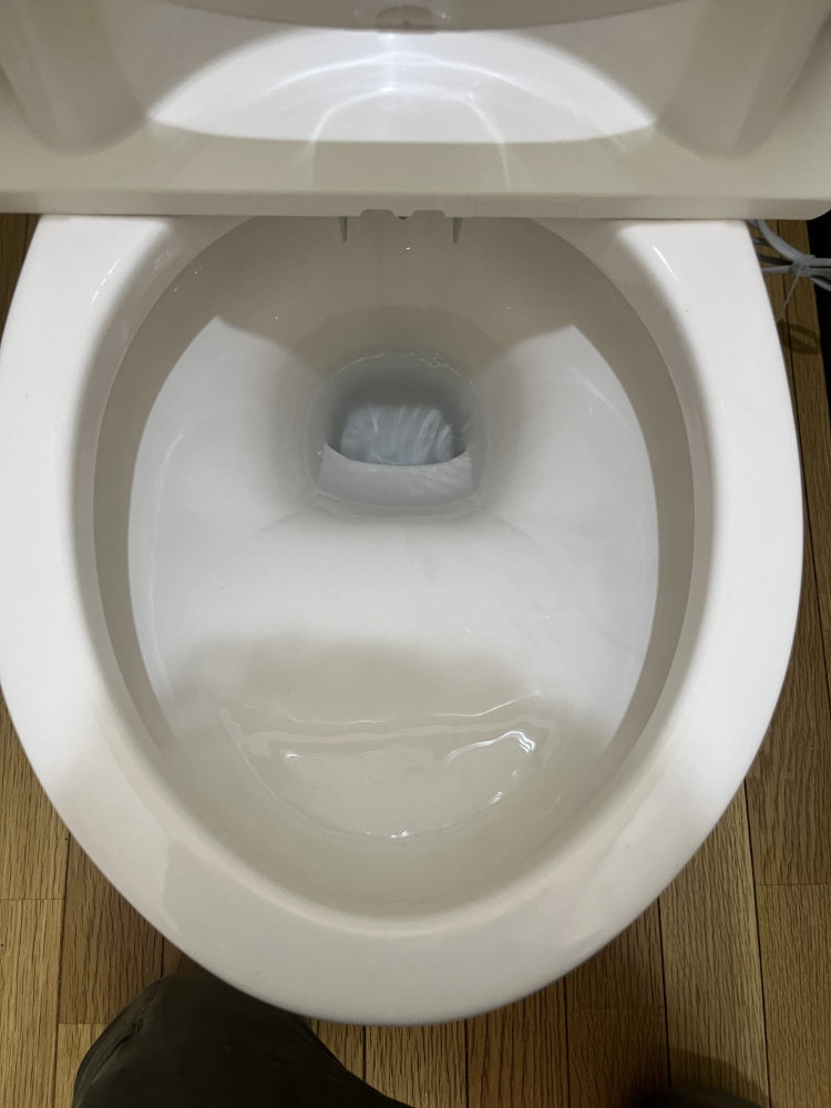 東京都足立区舎人のトイレクリーニングの作業後1