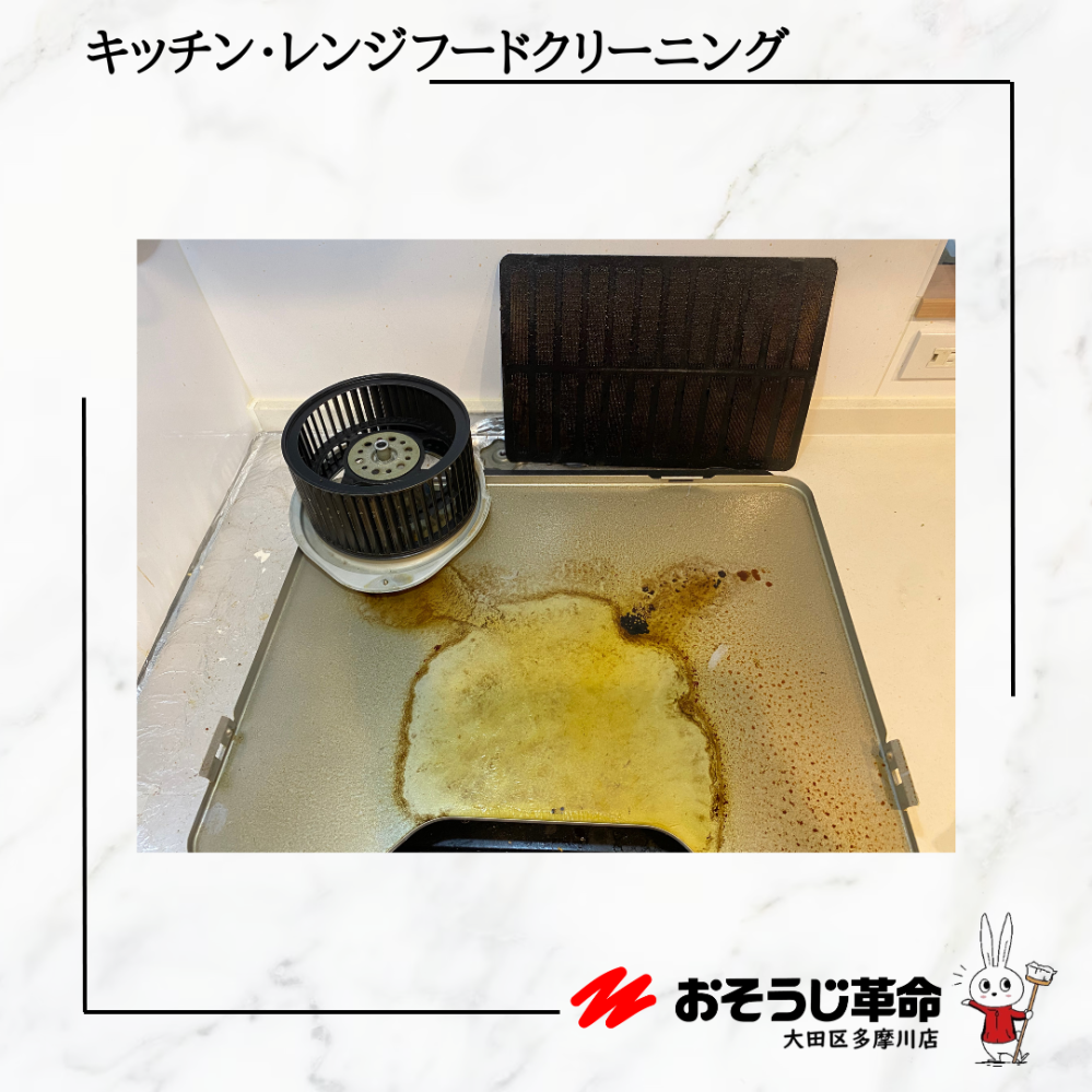 東京都大田区西蒲田のキッチンクリーニングの作業前2