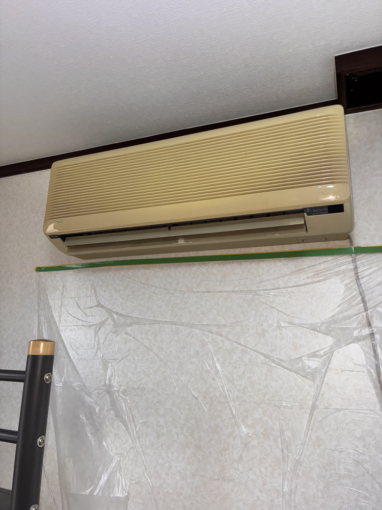 埼玉県入間郡三芳町三芳町の壁掛けエアコンの作業後2