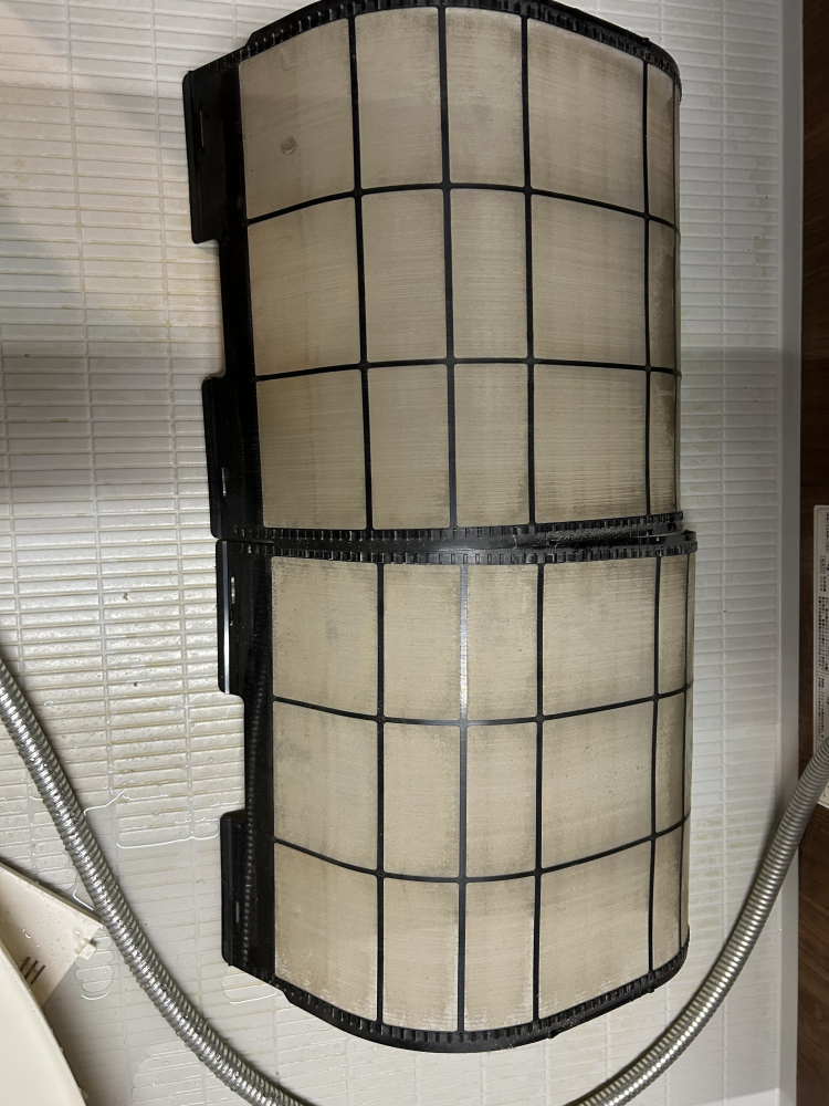 兵庫県芦屋市のお掃除機能付きエアコンの作業前2
