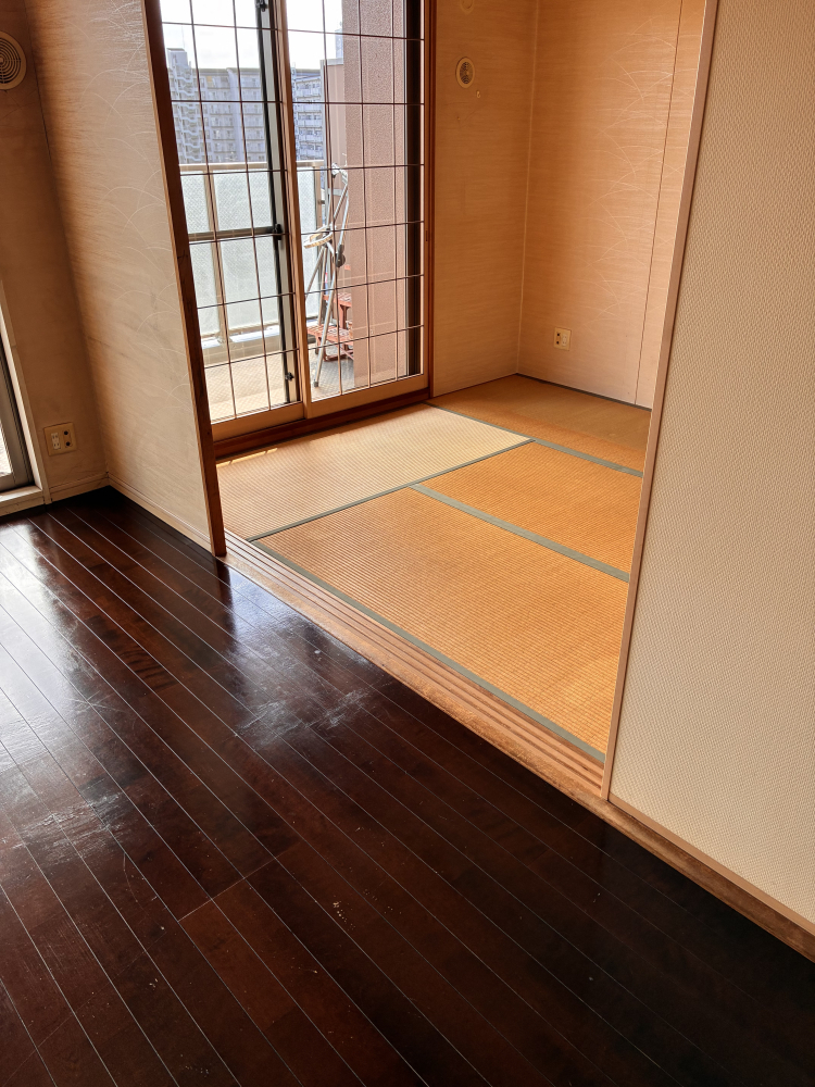 埼玉県入間郡三芳町竹間沢の賃貸住宅退去後の原状回復クリーニングの作業後2
