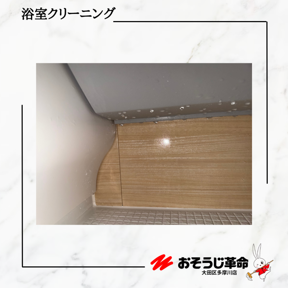 東京都目黒区鷹番の浴室・お風呂クリーニングの作業後1