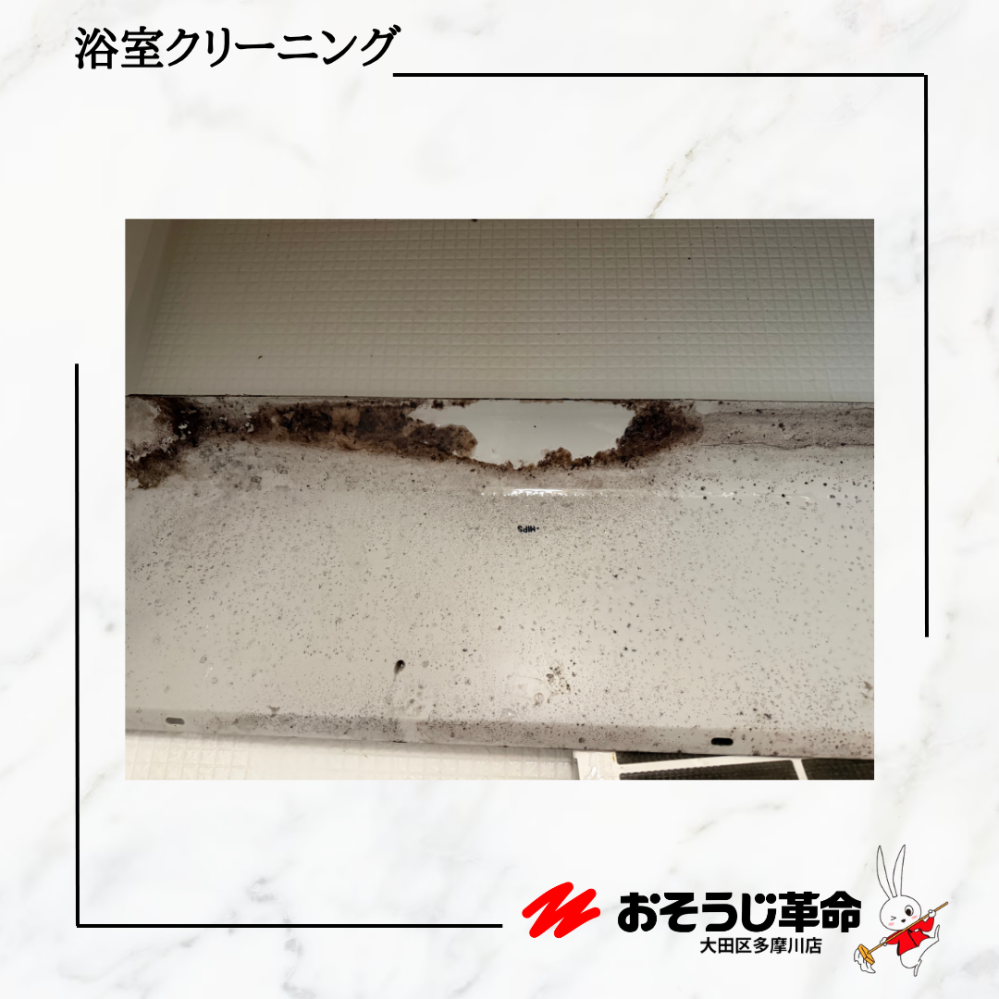 東京都目黒区鷹番の浴室・お風呂クリーニングの作業前2