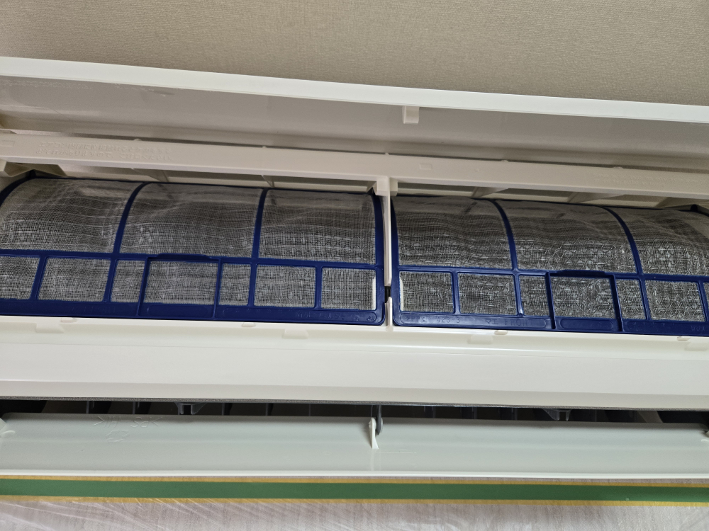 東京都府中市のお掃除機能付きエアコンの作業後1