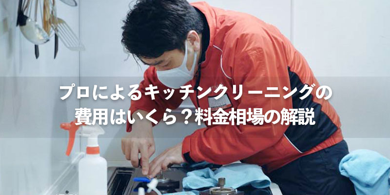 プロによるキッチンクリーニングの費用はいくら？料金相場の解説