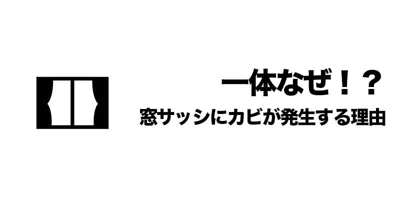 一体なぜ!?窓サッシにカビが発生する理由