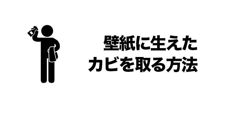 壁紙に生えたカビを取る方法
