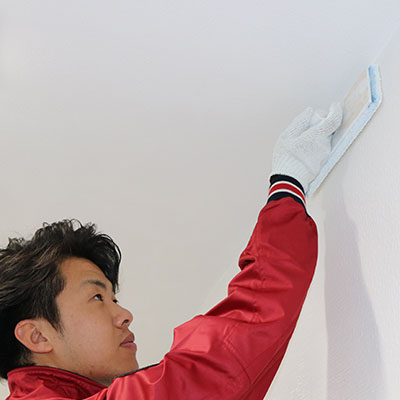 環境負荷も少なく安価で壁紙復元！