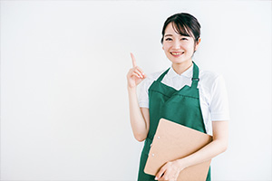 笑顔のスタッフのイメージ